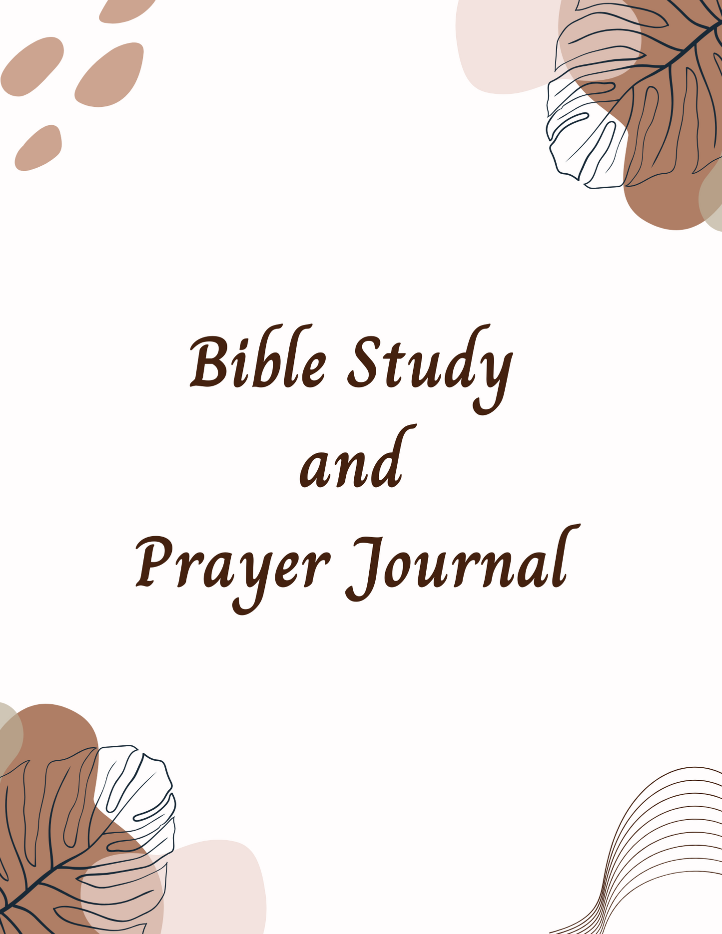 Bible Study and Prayer Journal