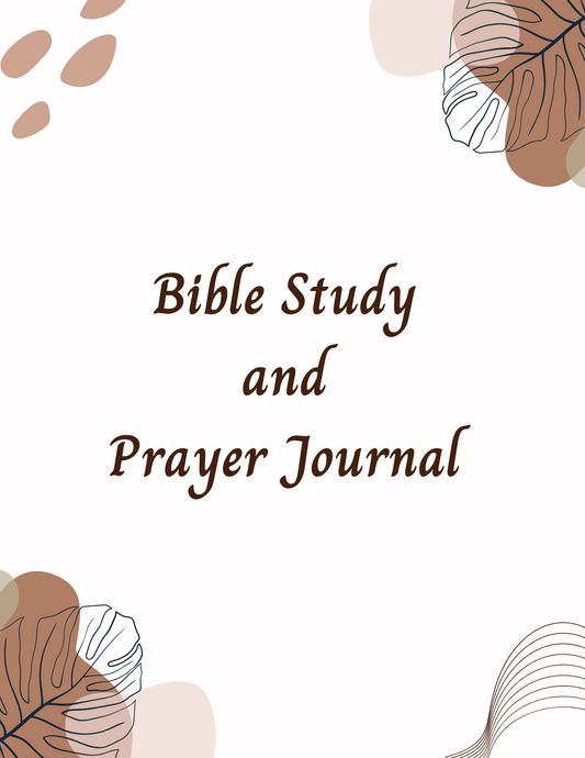 Bible Study and Prayer Journal