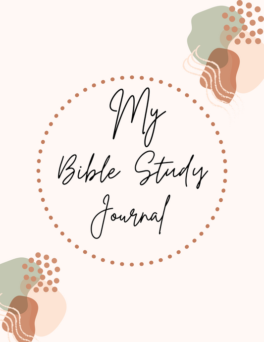 Custom Boho Bible Study Journal
