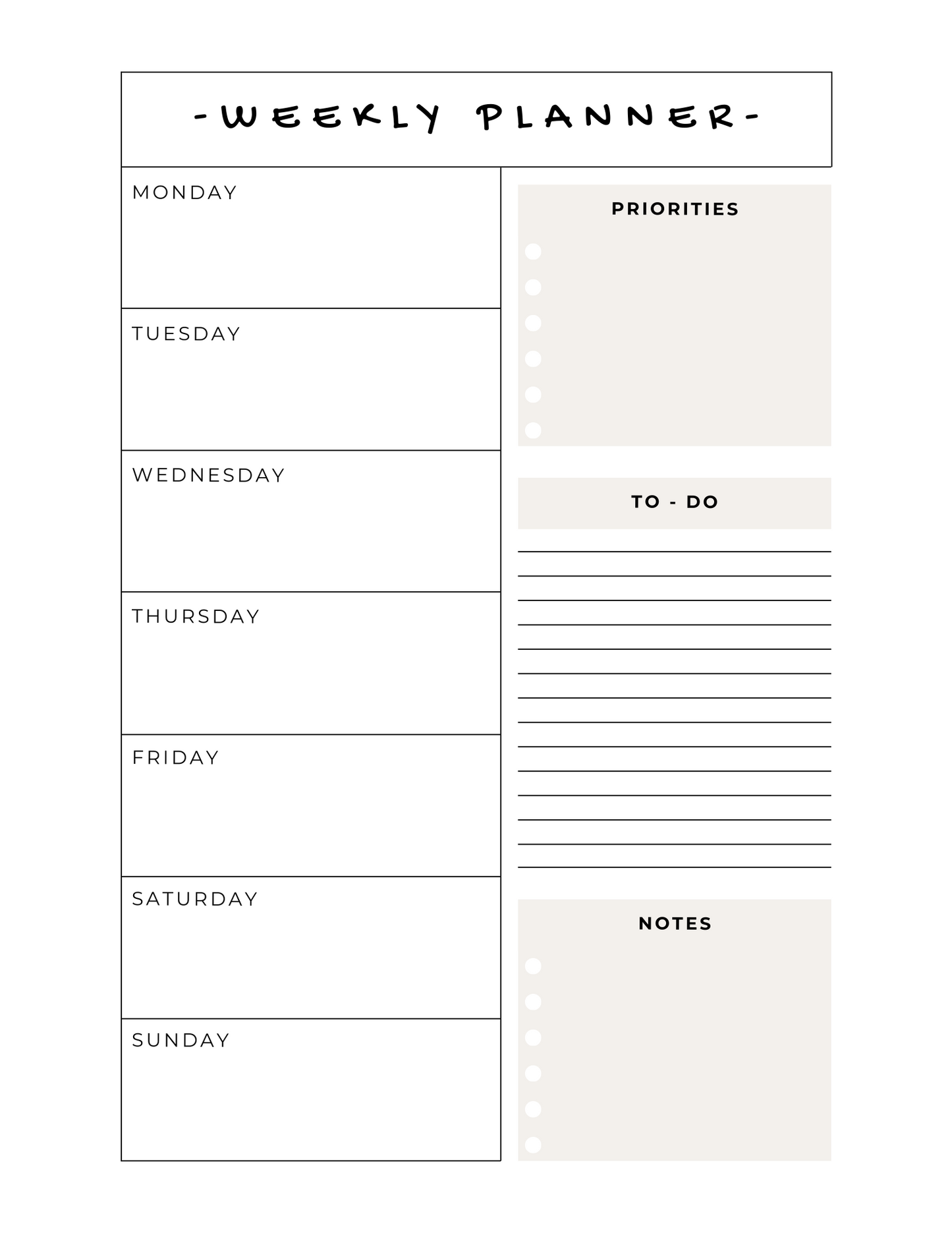 Ultimate Daily Planner